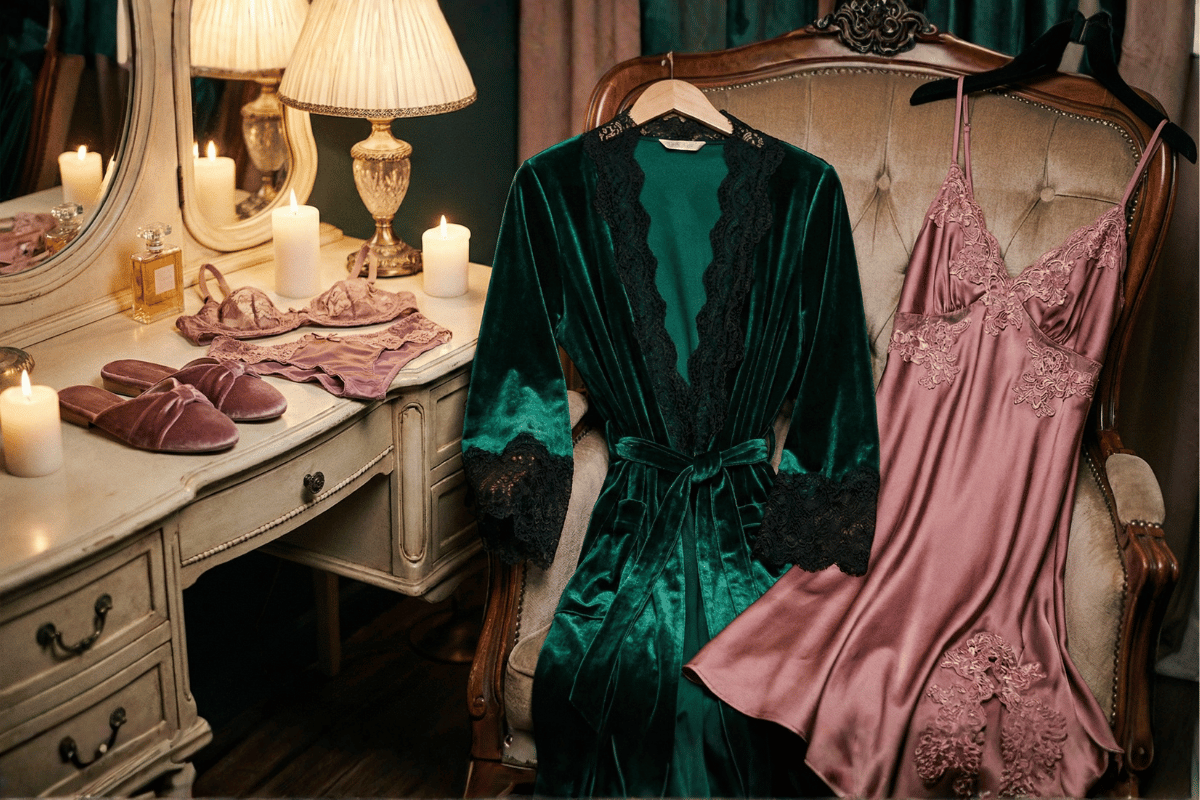 Kadife ve Dantelin Uyumu: Gece Şıklığında Velvet Mood Dokunuşu